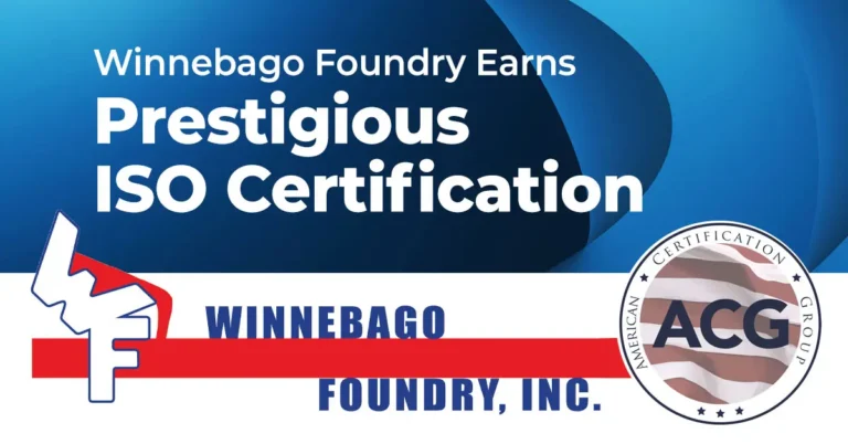 Winnebago Foundry celebrates ISO certification achievement